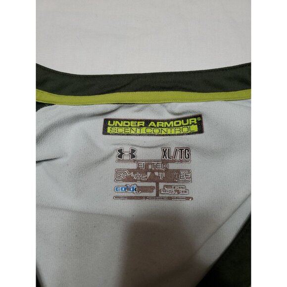 Under Armour Women's Scent Control Real Tree Shirt Camo Size XL Base Layer - Picture 2 of 11